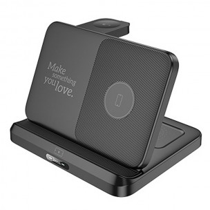 БЗУ Hoco CQ7 Fold Charge 3-in-1 Black БЗУ Hoco CQ7 Fold Charge 3-in-1 Black