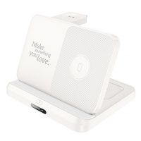 БЗУ Hoco CQ7 Fold Charge 3-in-1, White