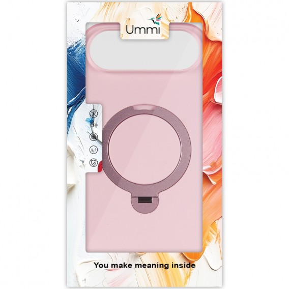 Чехол для iPhone 17 Air Ummi Colorful with MagSafe HQ Ring, розовый / Pink