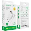 СЗУ Borofone BA58A with digital display 2.4A (2USB-A) + кабель USB для Type-C, White