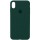 Чохол Silicone Case Full Protective (AA) для Apple iPhone X / XS (5.8") Зелений / Forest green