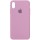 Чохол Silicone Case Full Protective (AA) для Apple iPhone X / XS (5.8") Ліловий / Lilac Pride