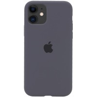 Чохол Silicone Case Full Protective (AA) для Apple iPhone 11 (6.1") Сірий / Dark Gray