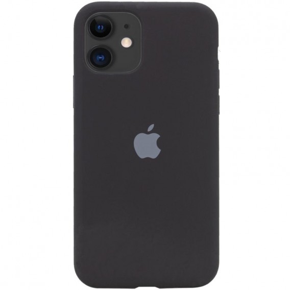 Чохол Silicone Case Full Protective (AA) для Apple iPhone 11 (6.1") Чорний / Black