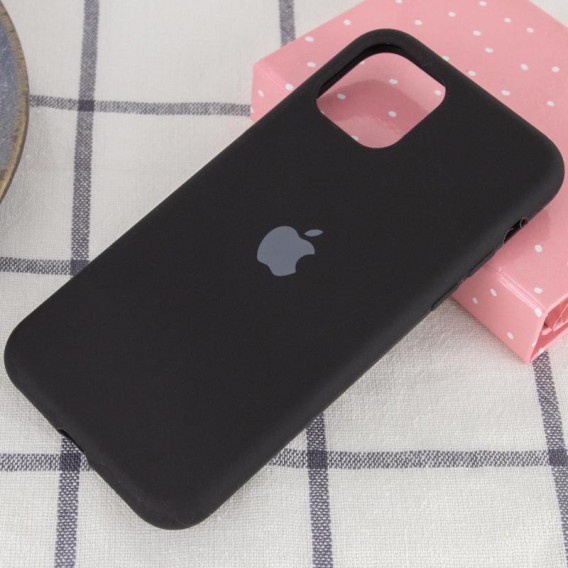 Чохол Silicone Case Full Protective (AA) для Apple iPhone 11 Pro (5.8") Чорний / Black