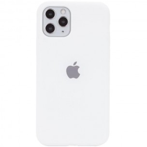Чехол Silicone Case Full Protective (AA) для Apple iPhone 11 Pro Max (6.5 дюйма) Белый / White