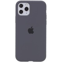 Чохол Silicone Case Full Protective (AA) для Apple iPhone 11 Pro Max (6.5") Сірий / Dark Gray