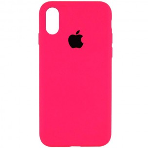 Чохол Silicone Case Full Protective (AA) для Apple iPhone XR (6.1") Рожевий / Barbie pink