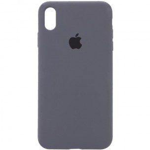 Чохол Silicone Case Full Protective (AA) для Apple iPhone XR (6.1") Сірий / Dark Gray