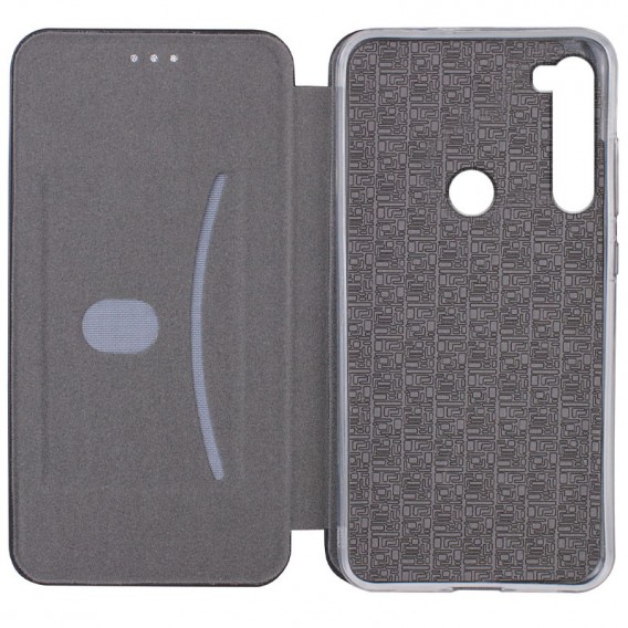 Шкіряний чохол-книжка Classy для Xiaomi Redmi Note 8T Темно-синій