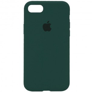 Чехол Silicone Case Full Protective (AA) для Apple iPhone 6/6s (4.7 дюйма) Зеленый / Forest green