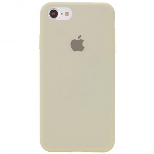 Чехол Silicone Case Full Protective (AA) для Apple iPhone 6/6s (4.7 дюйма) Бежевый / Antique White