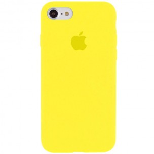 Чехол Silicone Case Full Protective (AA) для Apple iPhone 6/6s (4.7 дюйма) Желтый / Neon Yellow