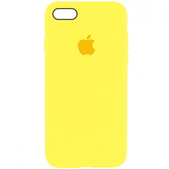 Чохол Silicone Case Full Protective (AA) для Apple iPhone 6/6s (4.7") Жовтий / Yellow