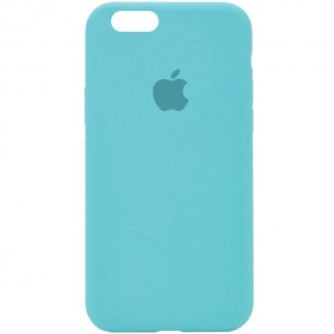 Чохол Silicone Case Full Protective (AA) для Apple iPhone 6/6s (4.7") Бірюзовий / Marine Green