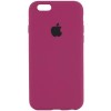 Чехол Silicone Case Full Protective (AA) для Apple iPhone 6/6s (4.7") Бордовый / Maroon