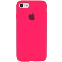 Чохол Silicone Case Full Protective (AA) для Apple iPhone 6/6s (4.7") Рожевий / Barbie pink