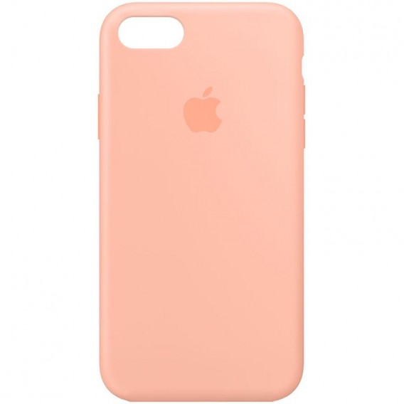 Чехол Silicone Case Full Protective (AA) для Apple iPhone 6/6s (4.7") Оранжевый / Grapefruit