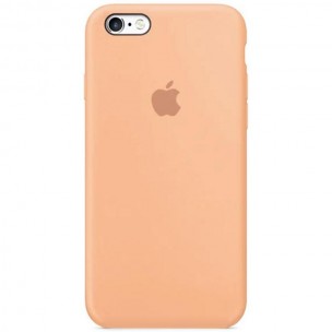Чехол Silicone Case Full Protective (AA) для Apple iPhone 6/6s (4.7 дюйма) Оранжевый / Cantaloupe