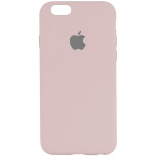 Чохол Silicone Case Full Protective (AA) для Apple iPhone 6/6s (4.7") Рожевий / Chalk Pink