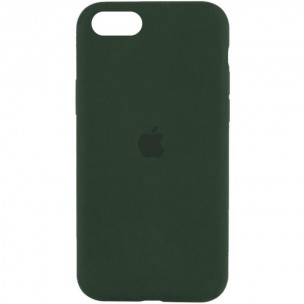 Чехол Silicone Case Full Protective (AA) для Apple iPhone SE (2020) / 7 / 8 (4.7 дюйма) Зеленый / Cyprus Green