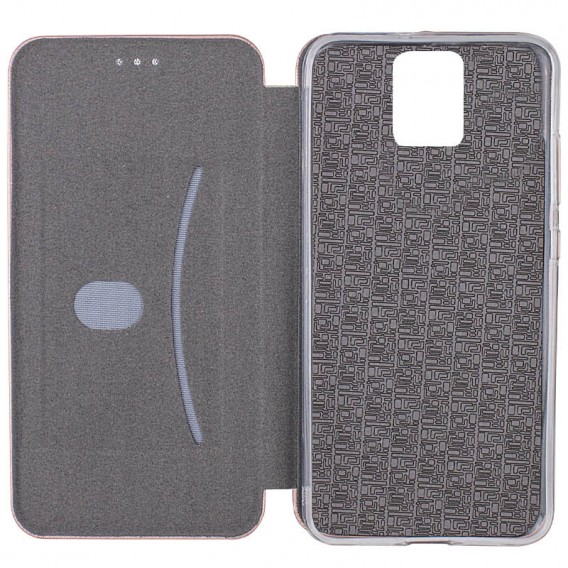 Шкіряний чохол-книжка Classy для Xiaomi Redmi Note 9s / Note 9 Pro / Note 9 Pro Max Rose Gold