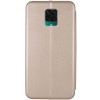 Шкіряний чохол-книжка Classy для Xiaomi Redmi Note 9s / Note 9 Pro / Note 9 Pro Max Золотий