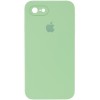 Чохол Silicone Case Square Full Camera Protective (AA) для Apple iPhone 6/6s (4.7") М'ятний / Mint