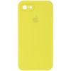 Чохол Silicone Case Square Full Camera Protective (AA) для Apple iPhone 6/6s (4.7") Жовтий / Bright Yellow