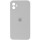 Чохол Silicone Case Square Full Camera Protective (AA) для Apple iPhone 11 (6.1") Сірий / Light Grey