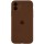 Чохол Silicone Case Full Camera Protective (AA) для Apple iPhone 12 (6.1") Коричневий / Brown