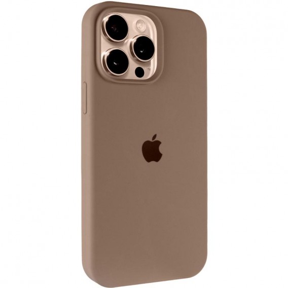 Чохол Silicone Case Full Protective (AA) для Apple iPhone 14 Pro Max (6.7") Коричневий / Brown
