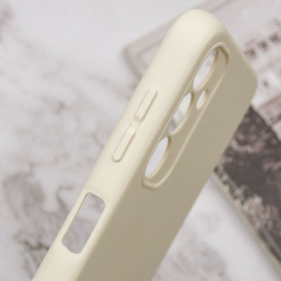 Чехол Silicone Cover Lakshmi Full Camera (A) для Samsung Galaxy M14 5G Песочный / Sand