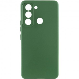 Чохол Silicone Cover Lakshmi Full Camera (A) для TECNO Pop 5 LTE Зелений / Dark green