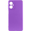 Чохол Silicone Cover Lakshmi Full Camera (A) для TECNO Spark 9 Pro (KH7n) Фіолетовий / Purple