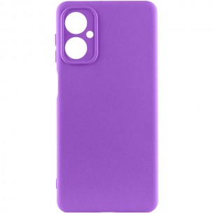 Чохол Silicone Cover Lakshmi Full Camera (A) для TECNO Spark 9 Pro (KH7n) Фіолетовий / Purple
