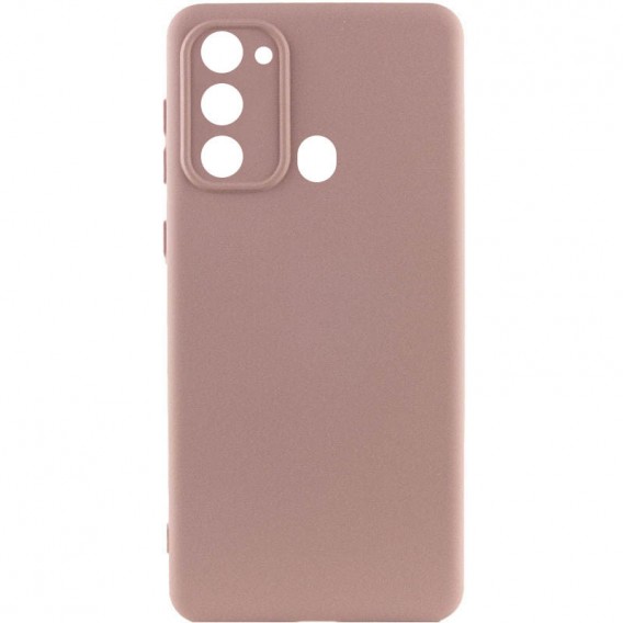 Чехол Silicone Cover Lakshmi Full Camera (A) для Tecno Spark Go 2022 (KG5m) Розовый / Pink Sand