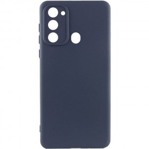 Чехол Silicone Cover Lakshmi Full Camera (A) для Tecno Spark Go 2022 (KG5m) Синий / Midnight Blue