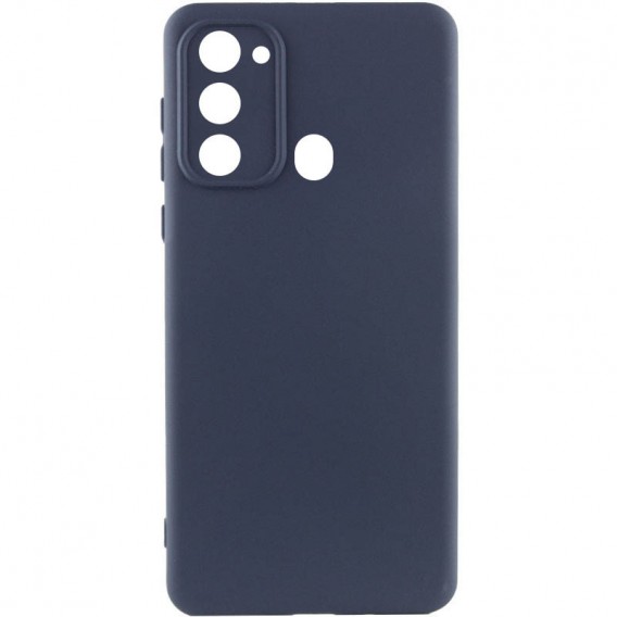 Чехол Silicone Cover Lakshmi Full Camera (A) для Tecno Spark Go 2022 (KG5m) Синий / Midnight Blue