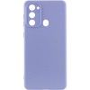 Чехол Silicone Cover Lakshmi Full Camera (A) для Tecno Spark Go 2022 (KG5m) Сиреневый / Dasheen
