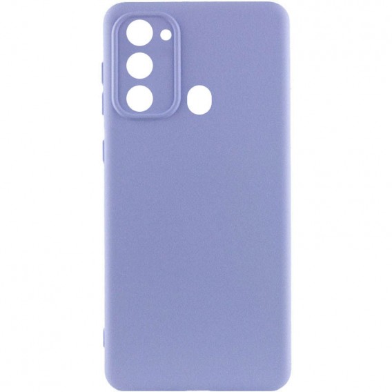 Чехол Silicone Cover Lakshmi Full Camera (A) для Tecno Spark Go 2022 (KG5m) Сиреневый / Dasheen