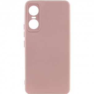 Чехол Silicone Cover Lakshmi Full Camera (A) для Tecno Pop 6 Pro Розовый / Pink Sand