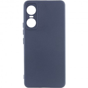Чехол Silicone Cover Lakshmi Full Camera (A) для Tecno Pop 6 Pro Синий / Midnight Blue