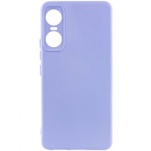 Чехол Silicone Cover Lakshmi Full Camera (A) для Tecno Pop 6 Pro Сиреневый / Dasheen