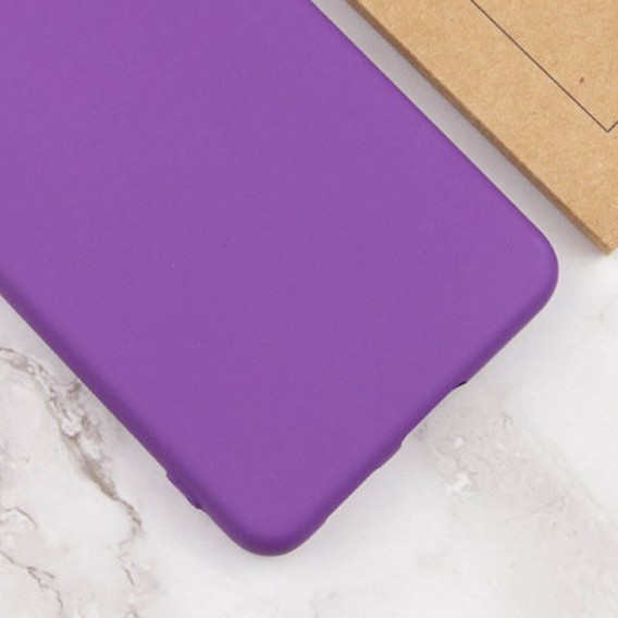 Чохол Silicone Cover Lakshmi Full Camera (A) для Tecno Pop 6 Pro Фіолетовий / Purple