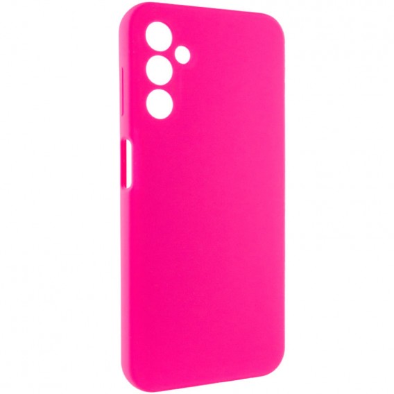 Чохол Silicone Cover Lakshmi Full Camera (AAA) для Samsung Galaxy A14 4G/5G Рожевий / Barbie pink