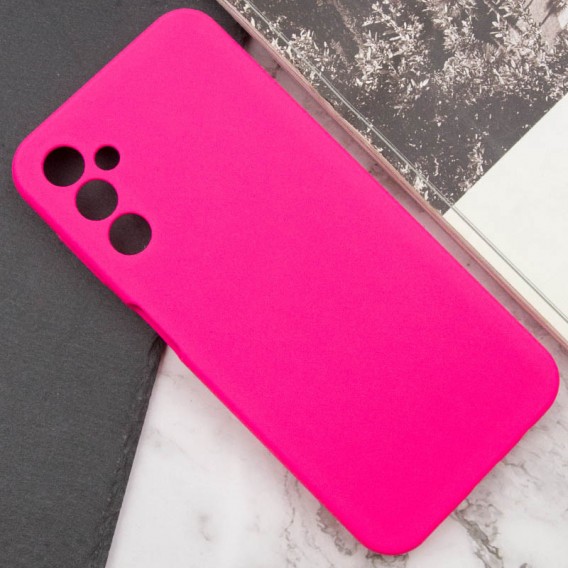Чохол Silicone Cover Lakshmi Full Camera (AAA) для Samsung Galaxy A14 4G/5G Рожевий / Barbie pink