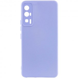 Чохол Silicone Cover Lakshmi Full Camera (A) для Xiaomi Poco F5 Pro Бузковий / Dasheen