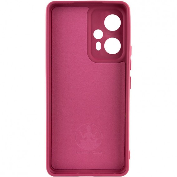 Чохол Silicone Cover Lakshmi Full Camera (A) для Xiaomi Redmi Note 12T Pro Бордовий / Marsala