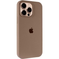 Чохол Silicone Case Full Protective (AA) для Apple iPhone 15 Pro Max (6.7") Коричневий / Brown